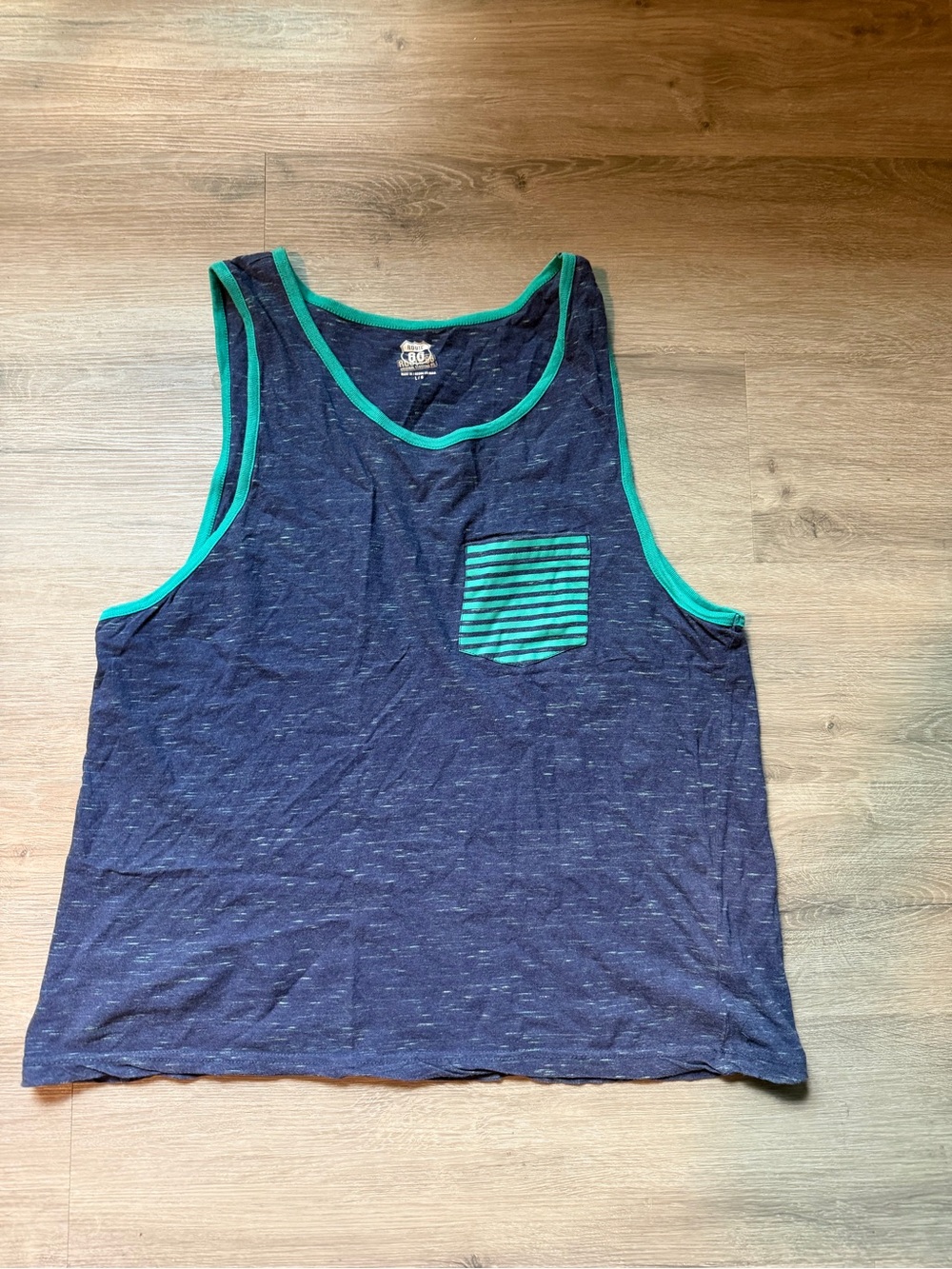 Route 66 Men’s Blue Tank Top - Large